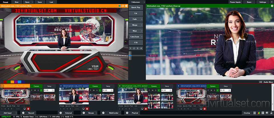 Virtual Set 115 for vMix VirtualSets Templates